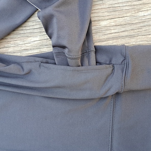 Active zipper front long sleeves side pockets athletic jacket M - Picture 4 of 6